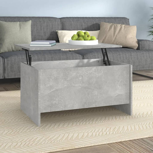 Coffee Table | Concrete grey | Engineered wood | Medium | Storage