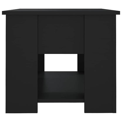 Coffee Table Black 79x49x41 cm Engineered Wood