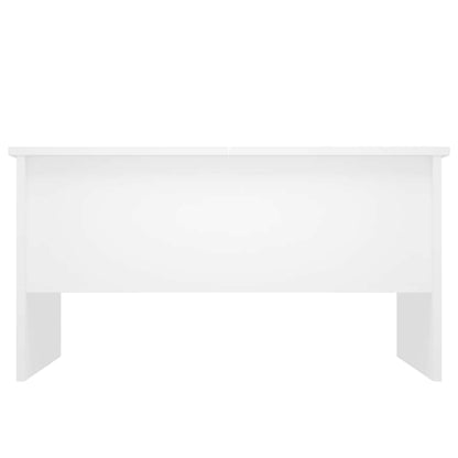 Coffee Table White 80x50x42.5 cm Engineered Wood