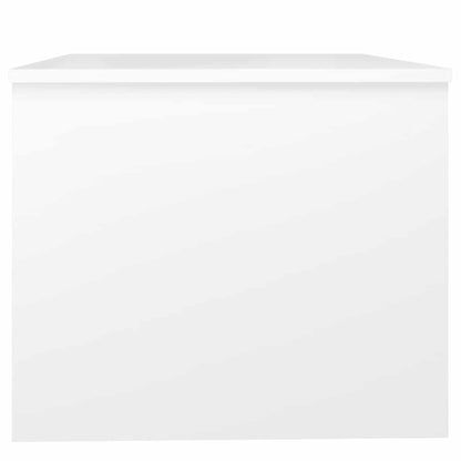 Coffee Table White 80x50x42.5 cm Engineered Wood