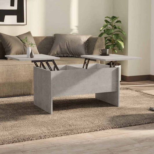 Coffee Table | Concrete Grey | Engineered Wood | Medium