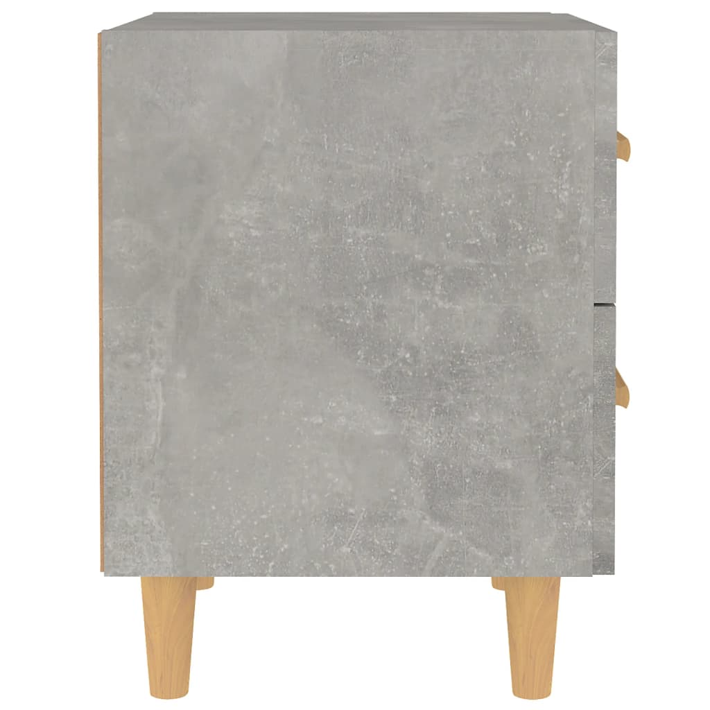 Bed Cabinets 2 pcs Concrete Grey 40x35x47.5 cm