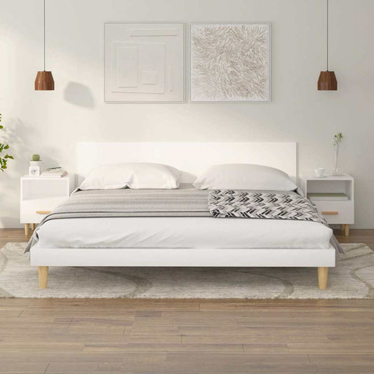 Bedside Cabinet | Set of 2 | White