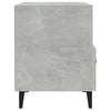 Bedside Cabinet Concrete Grey Engineered Wood