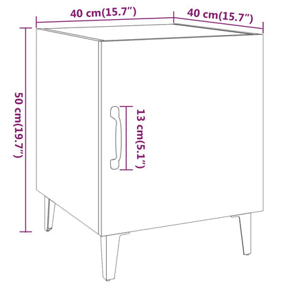 Bedside Cabinets 2 pcs Sonoma Oak Engineered Wood