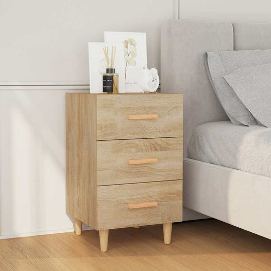 Bedside Cabinet | Sonoma oak | Engineered wood | Small | Bedside Cabinet