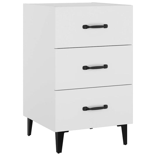 Bedside Cabinet | White | Engineered wood, Metal | Standard