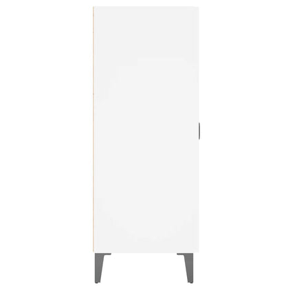 Sideboard White 69.5x34x90 cm Engineered Wood