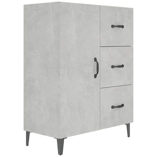 Sideboard | Concrete grey | Engineered wood | 69.5 x 34 x 90 cm