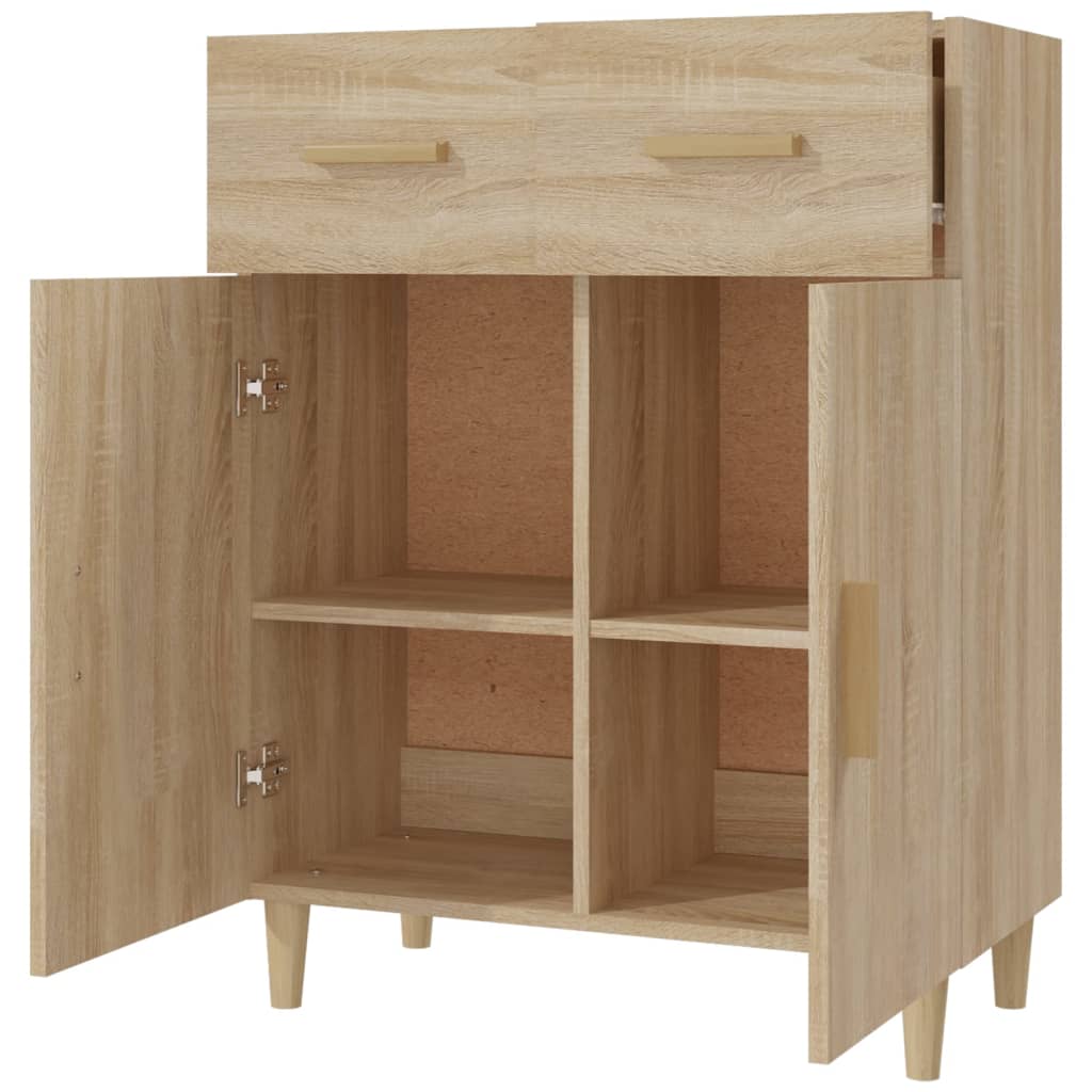 Sideboard Sonoma Oak 69.5x34x90 cm Engineered Wood