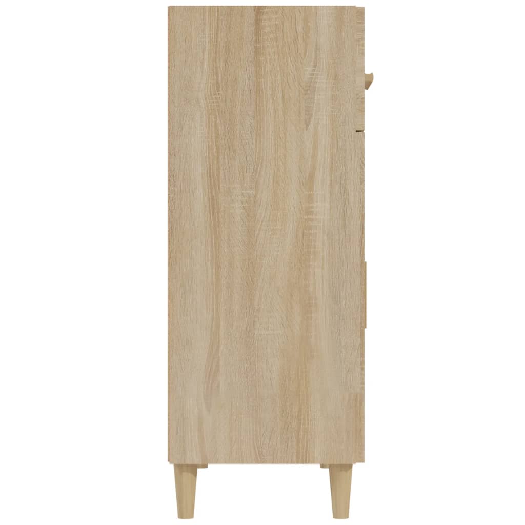 Sideboard Sonoma Oak 69.5x34x90 cm Engineered Wood