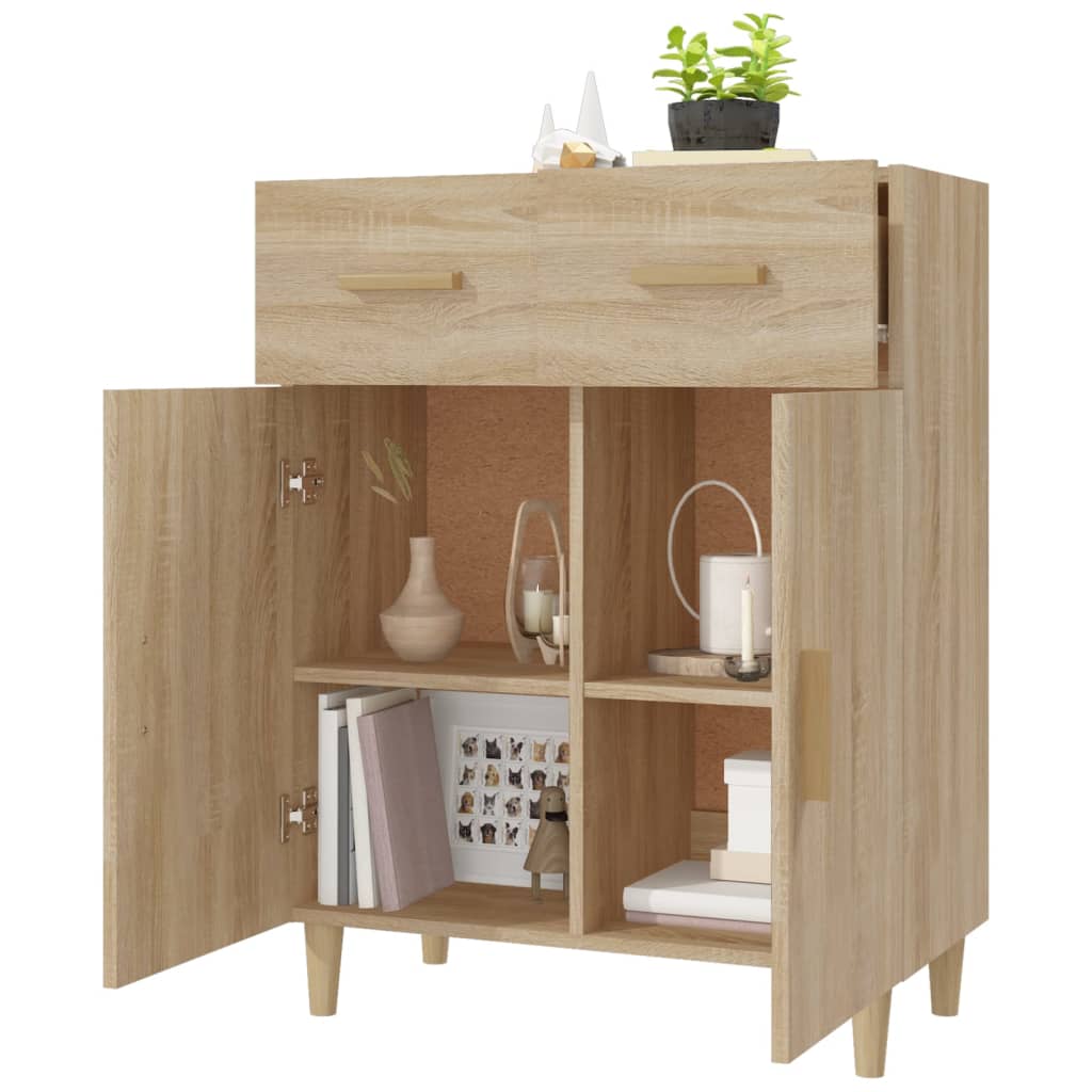 Sideboard Sonoma Oak 69.5x34x90 cm Engineered Wood