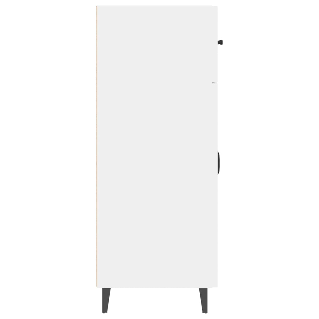 Sideboard White 69.5x34x90 cm Engineered Wood