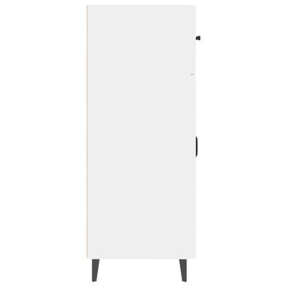 Sideboard White 69.5x34x90 cm Engineered Wood