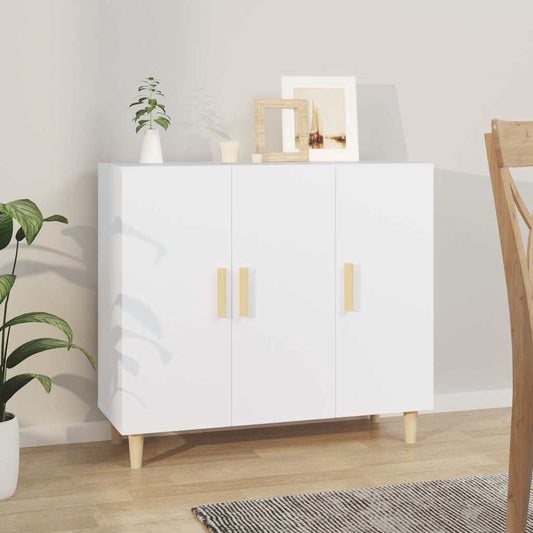 Sideboard | White | Engineered wood | Medium | Sideboard | Rectangular