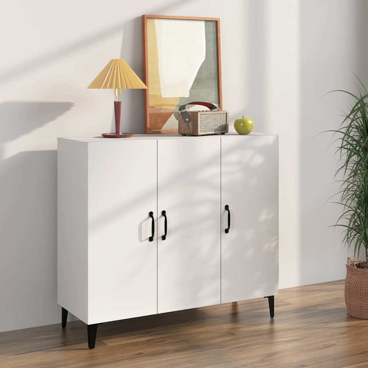Sideboard | White | Engineered wood, metal | Sideboard | Rectangular