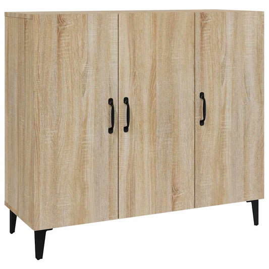 Sideboard | Sonoma oak | Engineered wood, Metal | Medium