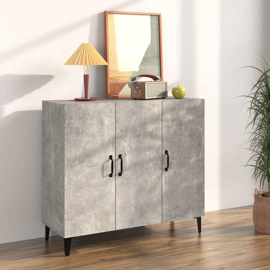 Sideboard | Concrete grey | Engineered wood, metal | Medium | Sideboard