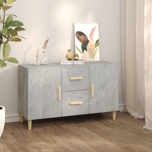 Sideboard | Concrete grey | Engineered wood | Medium | Sideboard