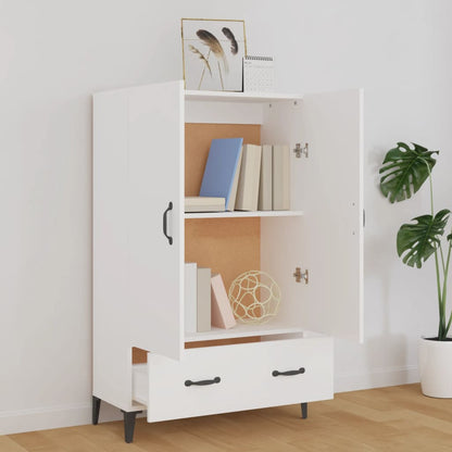 Highboard | White | Engineered wood | Tall | Highboard | Rectangular