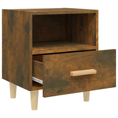 Bedside Cabinet | Smoked oak | Engineered wood, solid eucalyptus wood