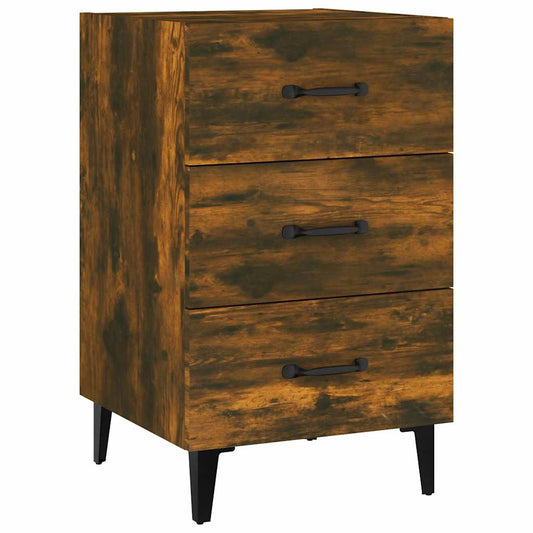Bedside Cabinet | Smoked Oak | Engineered wood, metal | Standard