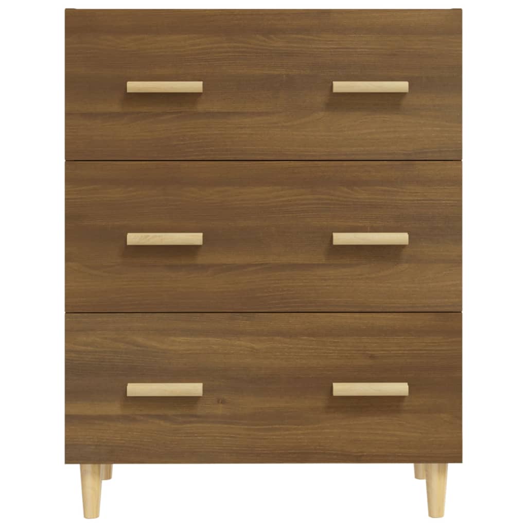 Sideboard Brown Oak 70x34x90 cm Engineered Wood