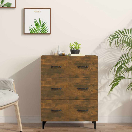 Sideboard | Smoked oak | Engineered wood | Medium | Storage | Sideboard