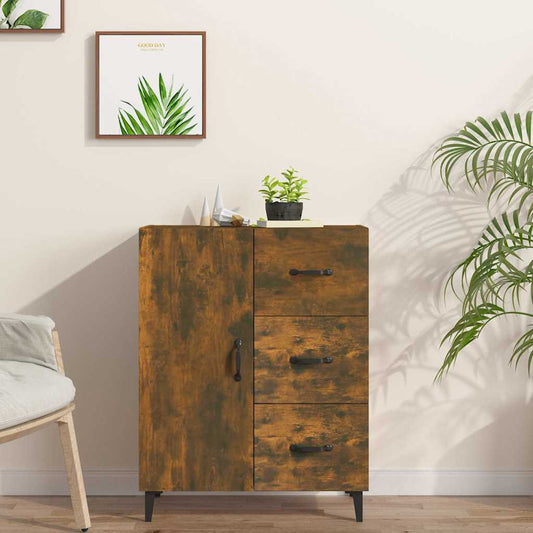 Sideboard | Smoked oak | Engineered wood | Sideboard | Rectangular