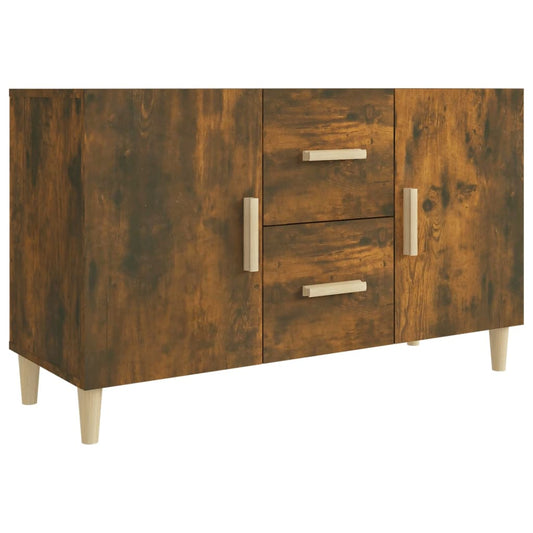 Sideboard | Smoked oak | Engineered wood | 100 x 36 x 60 cm | Sideboard