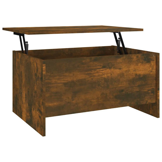 Coffee Table | Smoked Oak | Engineered Wood | 80x55.5x41.5 cm