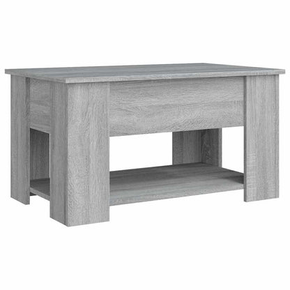 Coffee Table Grey Sonoma 79x49x41 cm Engineered Wood