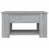 Coffee Table Grey Sonoma 79x49x41 cm Engineered Wood