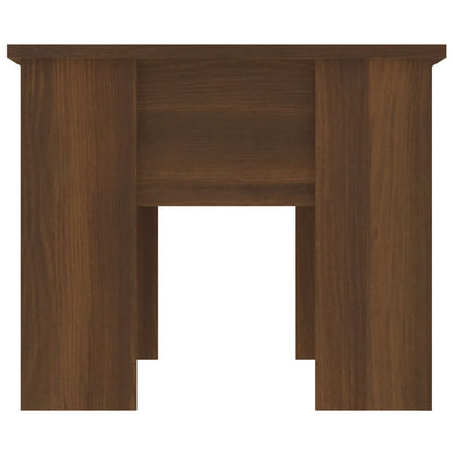 Coffee Table Brown Oak 79x49x41 cm Engineered Wood