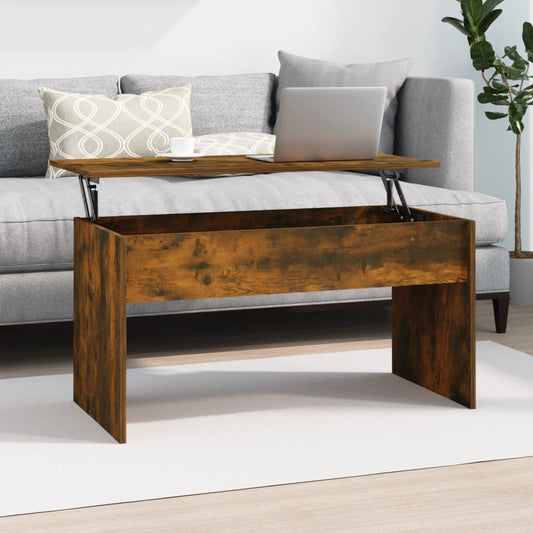 Coffee Table | Smoked Oak | Engineered Wood | Medium