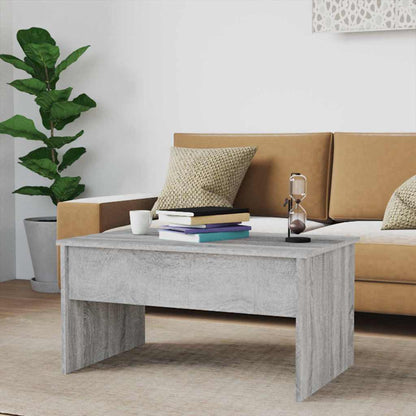 Coffee Table Gray Sonoma 31.5"x19.9"x16.3" Engineered Wood