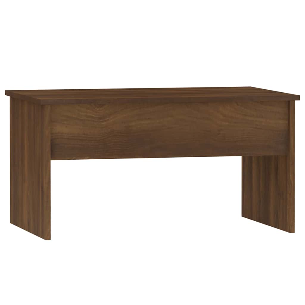 Coffee Table Brown Oak 80x50.5x41.5 cm Engineered Wood