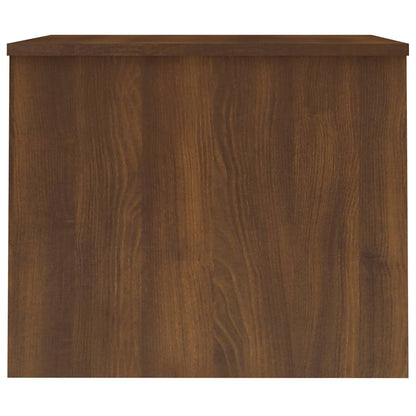 Coffee Table Brown Oak 80x50.5x41.5 cm Engineered Wood