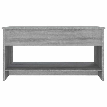 Coffee Table Grey Sonoma 102x50x52.5 cm Engineered Wood