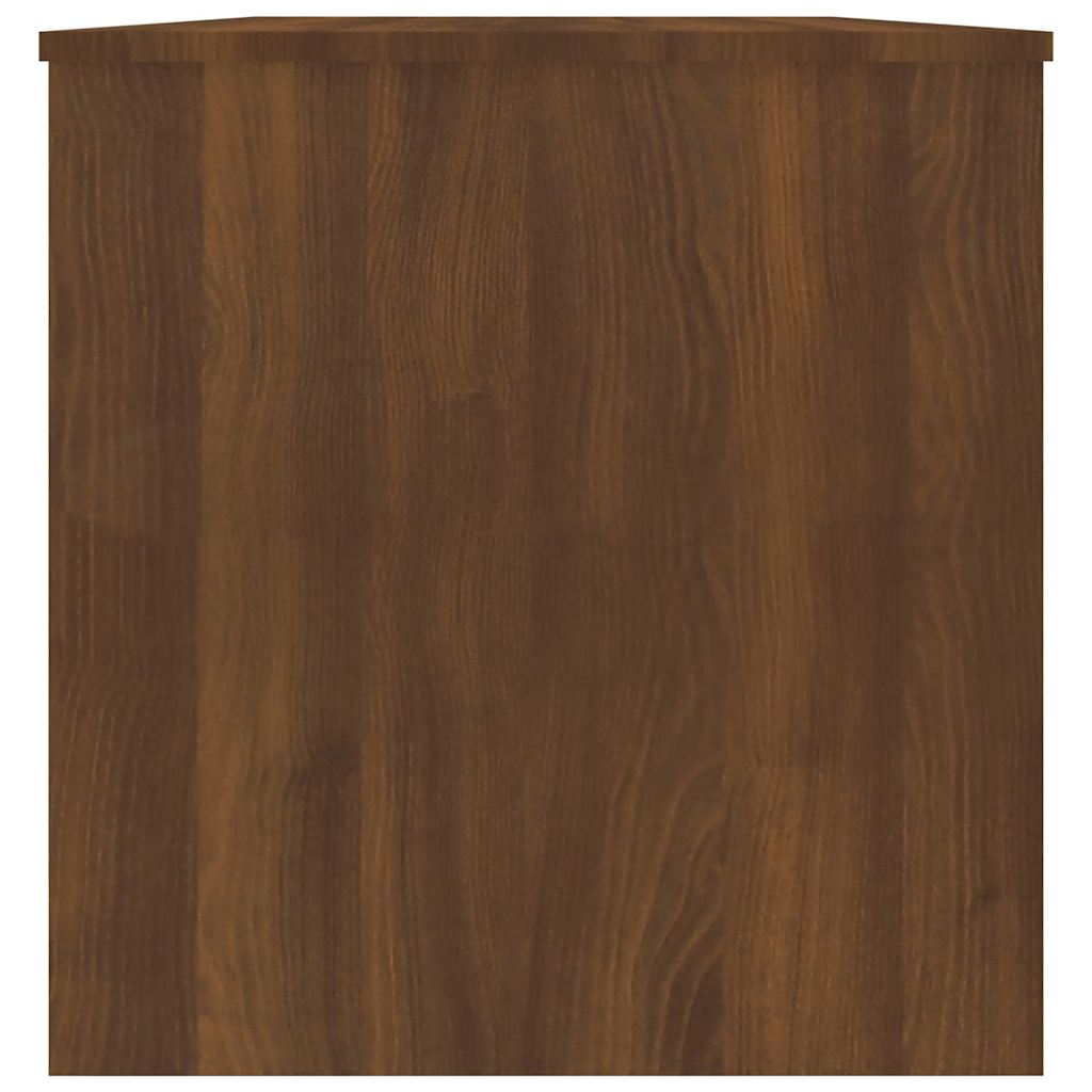 Coffee Table Brown Oak 102x50x52.5 cm Engineered Wood