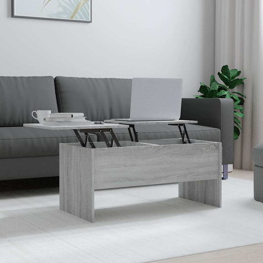 Coffee Table | Grey Sonoma | Engineered wood | 102x50.5x46.5 cm