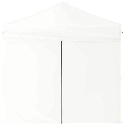 Folding Party Tent with Sidewalls White 2x2 m