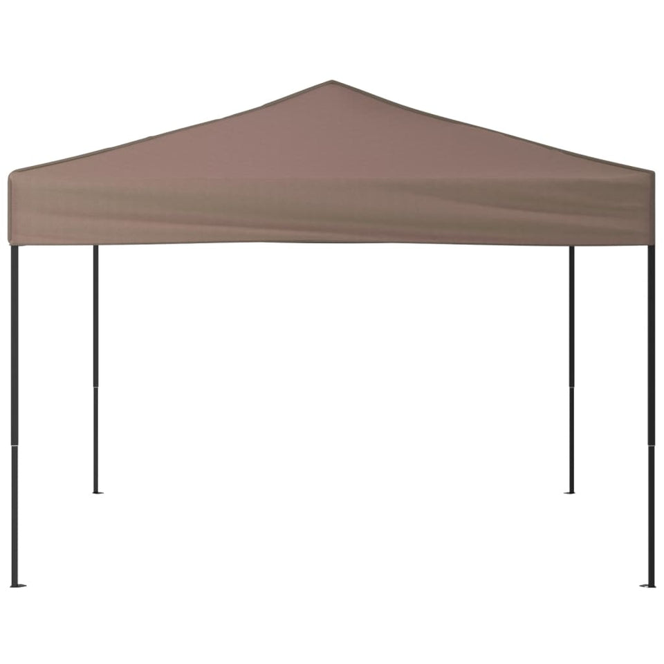 Folding Party Tent Taupe 3x3 m