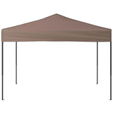 Folding Party Tent Taupe 3x3 m