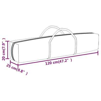 Folding Party Tent with Sidewalls Black 3x3 m