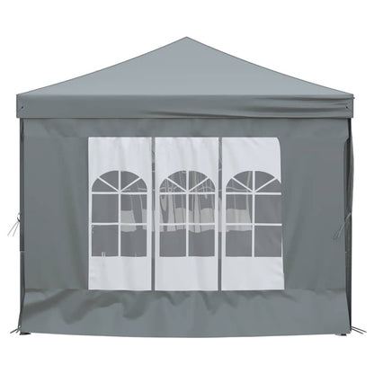 Folding Party Tent with Sidewalls Anthracite 3x6 m