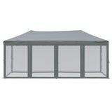 Folding Party Tent with Sidewalls Anthracite 3x6 m