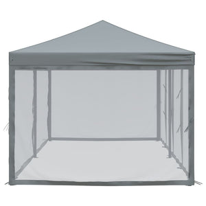 Folding Party Tent with Sidewalls Anthracite 3x6 m