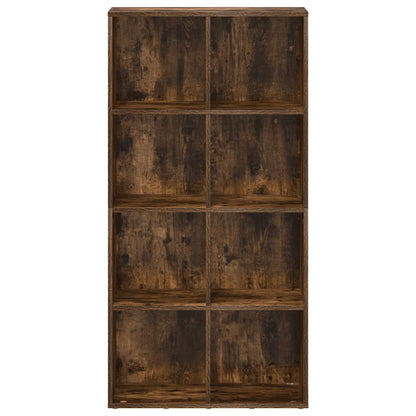 Book Cabinet/Sideboard Smoked Oak 66x30x130 cm Engineered Wood