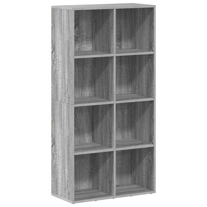 Book Cabinet/Sideboard Grey Sonoma 66x30x130 cm Engineered Wood